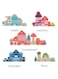 Wooden Large Education 165 pieces colorful city scene traffic bucket 36+ month children's toy building blocks