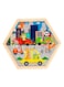 Large Piece Puzzles for Kids Children Wooden Puzzle 50 Pieces Educational Cartoon Puzzle Game Kids Toys Transportation