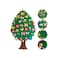 Felt Tree Pendant Kids Brithday Gift Diy Insect Animal Pendant Educational Toy Cartoon Wall Hanging For Children