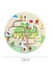 Wooden Number Maze with Sliders Preschool Educational Toy Learning Toys for 3 Year's, Kids Puzzles Game for Kids, Fruit Maze