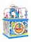Wooden 5 in 1 Multipurpose ABC-123 Abacus Bead Maze Shape Sorter baby Activity Cube Toy