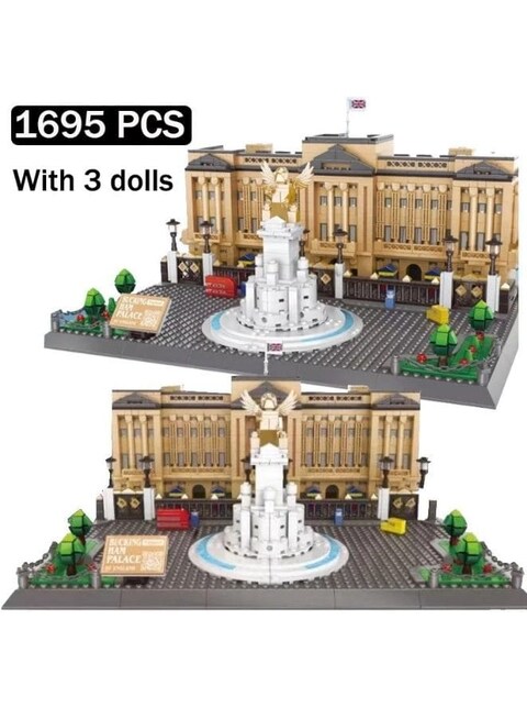 World famous Historical architecture British London Buckingham Palace building block assembly model brick toy collection