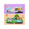 FATIO Felt Montessori Story Book Busy Board with DIY Page Sensory Toys for Basic Skill Learning, Travel Toys for Toddler Activity Developing Sensory Board
