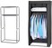 Fitto Closet Wardrobe, Portable, Metal Shelves, Dustproof Cover, 41.73x17.72x65.35 in, Black