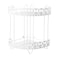 FITTO 2-Tier Corner Bathroom Shelf – Space-Saving Bathroom Organizer, Rustproof Stainless Steel, Easy to Install, Ideal for Shower Accessories, Toiletries, and Storage
