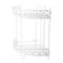 FITTO 2-Tier Corner Bathroom Shelf – Space-Saving Bathroom Organizer, Rustproof Stainless Steel, Easy to Install, Ideal for Shower Accessories, Toiletries, and Storage