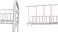 FITTO 2-Tier Fruit and Vegetable Rack, Metal Wire Kitchen Storage, Modern Decorative Storage Basket, Compact Organizer for Fruits &amp; Veggies, Durable and Easy to Clean, White