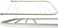 FITTO 2-Tier Fruit and Vegetable Rack, Metal Wire Kitchen Storage, Modern Decorative Storage Basket, Compact Organizer for Fruits &amp; Veggies, Durable and Easy to Clean, White