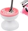 FITTO Electric Makeup Brush Cleaner - Portable Automatic USB Cosmetic Brush Cleaner Spinner Machine for All Brush Sizes, Deep Cleaning Tool