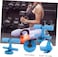 FITTO Crunches Tool 2pcs Abdominal Suction Cup Fitness Equipment, Portable Soft Rubber Crunches Aid, Floor Push Up Bars, Sit-Up Device for Abdominal Training