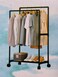 FITTO Portable Clothes &amp; Shoe Organizer on Wheels &ndash; Multi-functional Mobile Storage Rack for Shoes and Clothing, with Rolling Casters for Easy Movement, Ideal for Bedrooms, Dorms, and Entryways