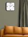 FITTO Elegant Rounded Square Shape Wall Clock &ndash; Modern Design with Quiet Quartz Movement for Home or Office &ndash; Stylish Decorative Clock for Any Room