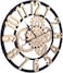 FITTO Elegant Mechanical Design Wall Clock   Classic Retro Style with Exposed Gears   Premium Quality   Ideal for Living Room, Office, or Bedroom   Decorative Timepiece with Vintage Appeal