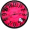 FITTO Pink Quartz Wall Clock with Light &ndash; Round Dial Shape for Office and Home, Stylish and Functional Design, Perfect for Living Rooms, Bedrooms, and Workspaces, Enhances Any D&eacute;cor