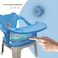 FITTO Baby High Chair for Toddlers, Comfortable and Safe Seating with Adjustable Height, Sturdy Design, Easy-to-Clean Tray, Lightweight and Portable, Ideal for Mealtime, Playtime, and Feeding