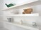 FITTO 40cm &amp; 60cm Floating Wall Shelves, Available in White, Black, Oak Effect, and Brown Finishes - Wall-Mounted Storage Shelf for Bedroom, Living Room, Bathroom, Modern Home Decor