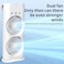 Fitto Portable Air Cooler with Humidifying Fan - Mini AC Unit, 3 Speeds, 7 LED Lights, USB Powered, Compact & Quiet for Office, Bedroom, Dorm, Outdoor Use - Evaporative Air Cooler for Personal Cooling