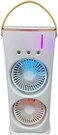 Fitto Portable Air Cooler with Humidifying Fan - Mini AC Unit, 3 Speeds, 7 LED Lights, USB Powered, Compact & Quiet for Office, Bedroom, Dorm, Outdoor Use - Evaporative Air Cooler for Personal Cooling