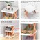 Fitto 6-Layer X-Shape Shoe Rack, Sturdy and Space-Saving Shoe Organizer, 3 Color Variants, Multifunctional Storage for Shoes, Boots, and More, Easy Assembly, Ideal for Entryways,Bedrooms, and Hallways