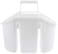Fitto White Cutlery Case Set &ndash; 3 Durable Plastic Storage Cases with Secure Lids for Forks, Knives, Spoons &ndash; Portable, Compact Utensil Organizer for Home, Office, School Lunch, Travel &amp; Picnic
