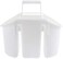 Fitto White Cutlery Case Set &ndash; 3 Durable Plastic Storage Cases with Secure Lids for Forks, Knives, Spoons &ndash; Portable, Compact Utensil Organizer for Home, Office, School Lunch, Travel &amp; Picnic