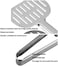 Fitto Stainless Steel Barbecue Tongs &ndash; Premium Quality, Extra Long, Heat-Resistant, Non-Slip Grip, Ideal for Grilling, BBQ, and Cooking &ndash; Durable Kitchen Tool