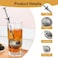Fitto Stainless Steel Tea Strainer – Fine Mesh, Durable Loose Leaf Tea Infuser with Long Handle for Easy Brewing – Reusable, Rustproof Tea Filter for Cups, Mugs, and Teapots – Dishwasher Safe