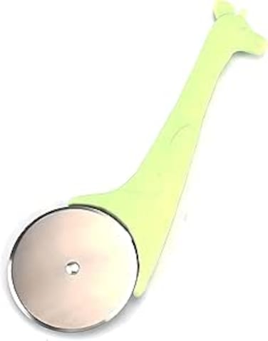 Fitto Pizza Cutter with Plastic Handle - Stainless Steel Sharp Blade for Effortless Slicing - Durable &amp; Easy to Clean Pizza Slicer for Home &amp; Professional Use - Ergonomic, Dishwasher Safe