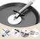 Fitto Pizza Cutters, Stainless Steel Sharp Blade, Comfortable Grip, Heavy-Duty Pizza Slicer for Easy Cutting, Dishwasher Safe, Professional Kitchen Tool for Pizzas, Pastries, and More