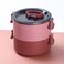 Fitto Red Double Layer Lunch Box   Stackable, BPA-Free, Leak-Proof Bento Box   Ideal for Kids &amp; Adults   Microwave &amp; Dishwasher Safe   Durable &amp; Stylish
