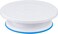 Fitto White Rotating Cake Stand - 360&deg; Rotating Cake Turntable for Decorating, Frosting, and Display - Non-Slip, Easy-Clean Surface - Ideal for Cakes, Cupcakes, Desserts, Baking Enthusiasts