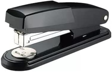 Fitto Metal Half-Strip Stapler 24/6, 26/6 - Heavy Duty, Black Office Stapler for 20-25 Sheets - Durable Desktop Stapler for Home, School, and Office Use - Easy Loading, Anti-Jam Mechanism