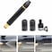 Fitto Garden Hose Nozzle Kit - Premium Black Brass Nozzle with 3 Adjustable Spray Patterns, Heavy-Duty Metal Construction, Ideal for Outdoor Watering and Cleaning, Ergonomic Grip