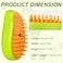 Fitto Cat Steam Brush, 3-in-1 Multifunctional Pet Grooming Tool - Steamer, Brush &amp; Deodorizer - Easy Clean, Efficient Pet Hair Removal, Adjustable Temperature for All Fur Types
