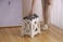 FITTO Folding Step Stool for Children &amp; Adults - Lightweight, Multifunctional Plastic Design in Grey, Durable and Portable for Home, Kitchen, and Outdoor Use
