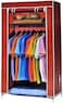 FITTO Wardrobe Fabric Clothes Hanger - Durable Tnt Storage Cabin with Steel Frame - 60x45x150cm for Organizing Clothing and Accessories
