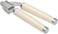 FITTO Stainless Steel Garlic Press – Ergonomic Kitchen Essential for Crushing Garlic and Shallots, Removable Basket for Easy Cleaning, and Durable Construction
