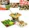 FITTO Stainless Steel Spider Strainer with Natural Wooden Handle   Professional Grade Mesh Skimmer Spoon for Cooking Spaetzle and Pasta
