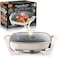 Fitto Electric Frying Pan Non-Stick   Multi-Function Skillet for Cooking, Frying, Saut&eacute;ing &amp; Grilling   Rapid Heating with Adjustable Temperature Control   Scratch-Resistant Surface   Easy Clean-Up