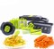Fitto Vegetable Chopper - Multi-Functional Manual Food Chopper with 5 Blades, 12-in-1 Mandoline Slicer and Dicer Set, BPA-Free, Ideal for Onions, Garlic, Fruits &amp; More - Kitchen Essential