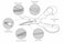 FITTO 5 in 1 Multi-Purpose Stainless Steel Detachable Kitchen Scissors with Classic Kitchen Knife, Serrated Blade, Fish Scaler, Bone Cutter, Ergonomic Handle – Essential Kitchen Tool Set