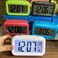 FITTO Smart Digital Alarm Clock with Date &amp; Temperature, Snooze Button, Battery Operated LCD Display Desk Clock with Night Light &amp; Auto-Dimming for Kids, Bedroom, Home Office