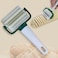 FITTO 2pcs Roller Wheel Baking Tool - Dough Roller Cutter for Even Dough - Non-Toxic PP Material, Green &amp; White Rolling Pin for Cookies, Pastries, Pizza, &amp; More