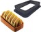 FITTO 3D Silicone Cake Mold &ndash; 8-Hole Wave Shape Baking Molds, 100% Food-Grade Non-Stick Silicone for Cakes, Mousse, Chocolates &ndash; Heat-Resistant, Foldable, Easy to Clean, FDA Approved