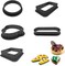 FITTO 3D Silicone Cake Mold &ndash; 8-Hole Wave Shape Baking Molds, 100% Food-Grade Non-Stick Silicone for Cakes, Mousse, Chocolates &ndash; Heat-Resistant, Foldable, Easy to Clean, FDA Approved