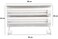 FITTO 3 in 1 Aluminium Triple Dispenser with Spice Rack for Kitchen Roll Tissue - White