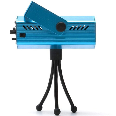 FITTO Mini LED Laser Projector - Disco Decorative Light for Parties, Sound Activated, Multi-Color Stage Light for Birthday, Diwali, Navratri, Wedding &amp; Events