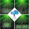 FITTO Mini LED Laser Projector - Disco Decorative Light for Parties, Sound Activated, Multi-Color Stage Light for Birthday, Diwali, Navratri, Wedding &amp; Events