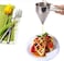 FITTO Stainless Steel Pancake Batter Dispenser, Multi-Functional Device with Handle – Perfect for Pancakes, Waffles, Cupcakes, and Baking Needs, Durable and Precise Batter Control, Easy to Use