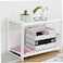 Fitto Under Sink Storage Rack – Adjustable Multi-Layer Shelf Organizer, Durable Space-Saving Storage Shelf for Kitchen, Bathroom, or Laundry Room – Heavy-Duty, Rust-Resistant, Easy Assembly